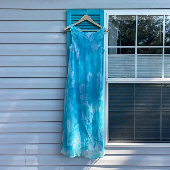 Ann Taylor Loft blue dress